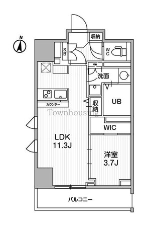 テラス森下の物件間取画像